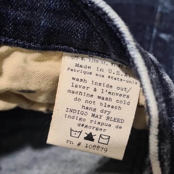 Rag and Bone Skinny‎ Jeans Size 28 Acid Wash - Picture 7 of 9